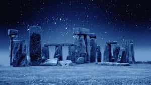 Magical Winter Solstice Night Wallpaper