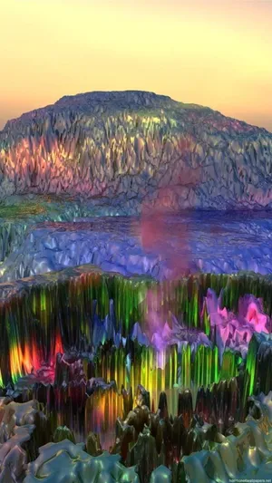 Magnificent Colorful Stones Art Iphone Wallpaper