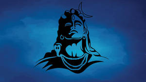 Mahadev Hd Blue Wallpaper