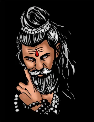Mahadev Iphone Art Wallpaper