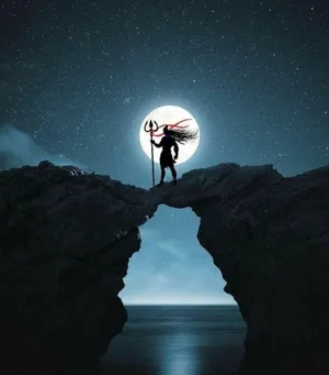 Mahadev Silhouette Wallpaper