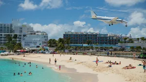 Maho Reef In Sint Maarten Wallpaper