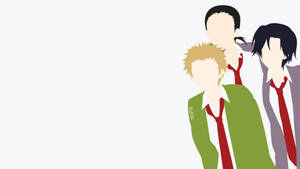 Maid Sama Male Trio Vector Art Wallpaper