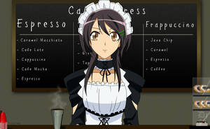 Maid Sama Misaki At Maid Latte Wallpaper