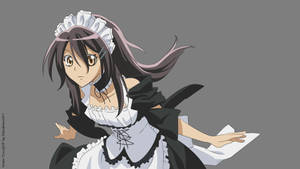 Maid Sama Misaki Ayuzawa Maid Attire Wallpaper