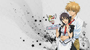 Maid Sama Usui And Misaki Wallpaper