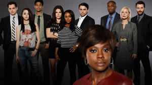 Main Characters From The Popular Tv Series, 'how To Get Away With Murder' Wallpaper