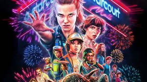 Main Characters In Stranger Things Season 3 Wallpaper