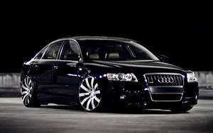 Majestic Audi A6 Black Edition Unleashed Wallpaper