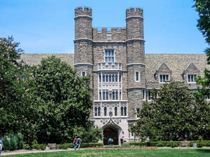 Majestic Building Of Duke University School Of Medicine Wallpaper