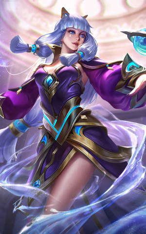 Majestic Mobile Legends Guinevere Amethyst Dance Wallpaper