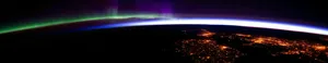 Majestic Northern Lights Three Screen Wallpaper