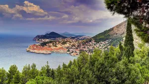 Majestic Skyline Of Dubrovnik, Unesco World Heritage Site. Wallpaper