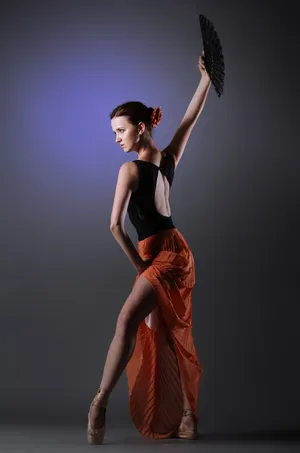 Majestic Spanish Ballet Dancer Wallpaper