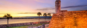 Majestic Sunset In Orange City, Florida Wallpaper