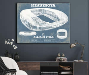 Majestic View Of Allianz Field, The Home Ground Of Minnesota United Fc. Wallpaper