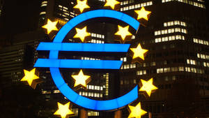 Majestic View Of European Central Bank Wallpaper