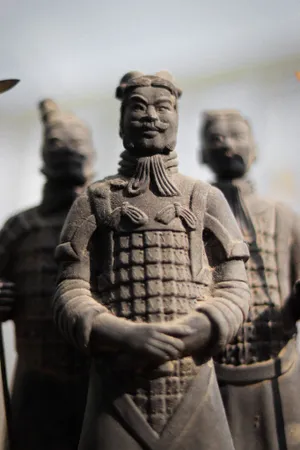 Majestic View Of The Terracotta Army In Xi'an, China Wallpaper