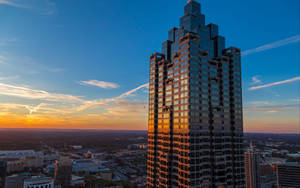 Majestic View Of Truist Plaza In Atlanta, Georgia Wallpaper