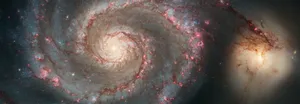 Majestic Whirlpool Galaxy In High Resolution Wallpaper