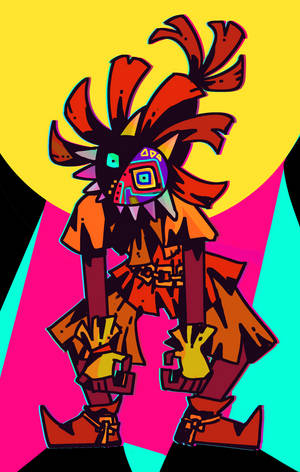 Majora's Mask Pop Art Wallpaper