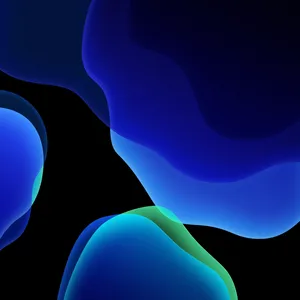 Make A Statement With The Solid Blue Iphone Wallpaper