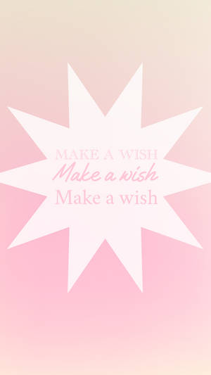 Make A Wish 80s Retro Vintage Wallpaper