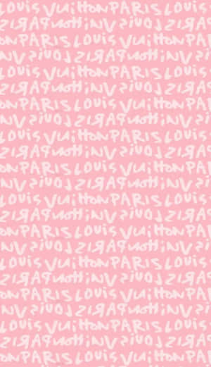 Make An Iconic Statement With This Luxuriously Branded Louis Vuitton Pink Handbag. Wallpaper