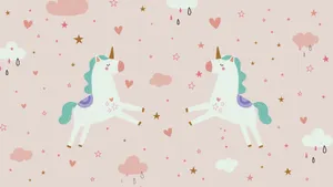 Make Your Desktop Dreams A Reality With This Magical Unicorn Wallpaper. Wallpaper