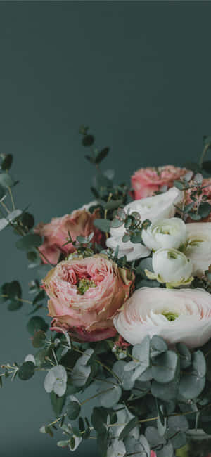 “make Your Iphone Stand Out With Gorgeous Floral Aesthetics” Wallpaper