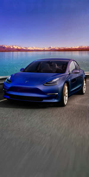 Make Your Iphones Stand Out With The Tesla Logo Wallpaper