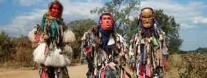 Malawi Traditional Masks Clothing Wallpaper