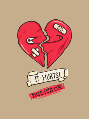 Man Feeling Hurt And Emotional Pain Wallpaper