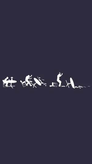 Man Flips Table Funny Phone Wallpaper