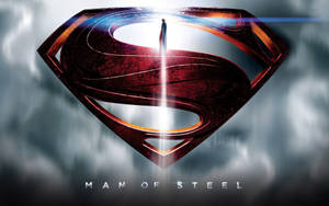 Man Of Steel Superman Logo Wallpaper