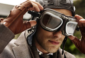 Man Wearing Safety Goggles Wallpaper