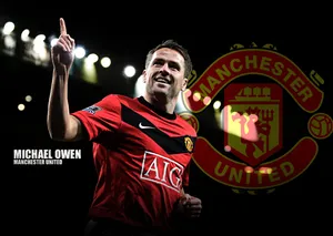 Manchester United Michael Owen Poster Wallpaper