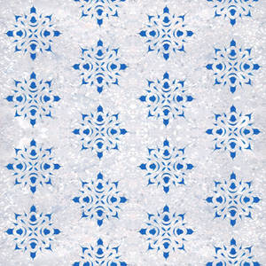 Mandala Blue Spatter Wallpaper