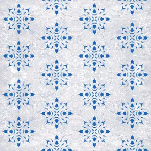 Mandala Blue Spatter Wallpaper