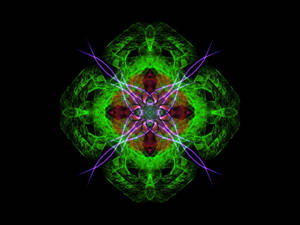 Mandala Fractal Pattern Wallpaper