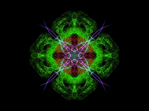 Mandala Fractal Pattern Wallpaper
