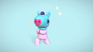 Mang Bt21 Action Figure Wallpaper