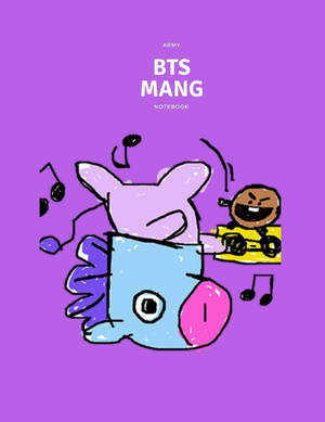 Mang Bt21 With Shooky Wallpaper