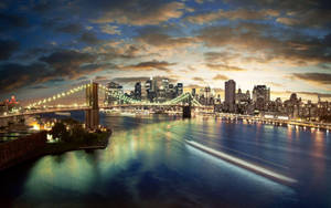 Manhattan Sunrise Wallpaper