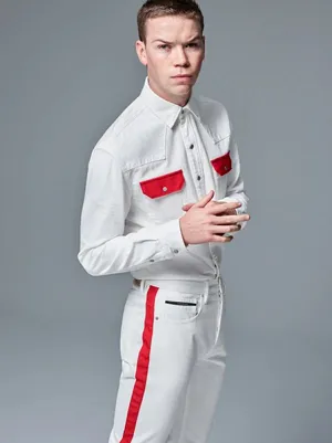 Manin Whiteand Red Outfit Wallpaper