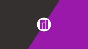 Manjaro Logo On Purple And Black Wallpaper