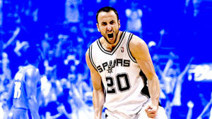 Manu Ginobili Fan Art Edit Wallpaper