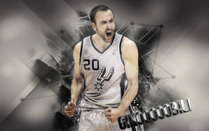 Manu Ginobili Fanart Poster Wallpaper