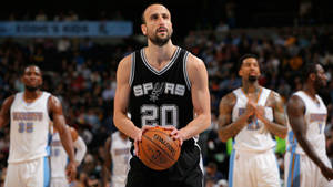 Manu Ginobili Free Throw Wallpaper