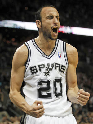 Manu Ginobili In White Jersey Wallpaper